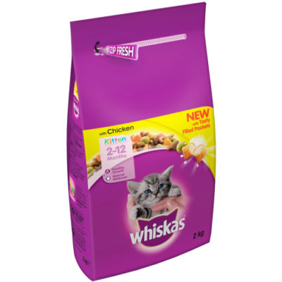 Whiskas 2-12 Months Chicken Dry Kitten Food